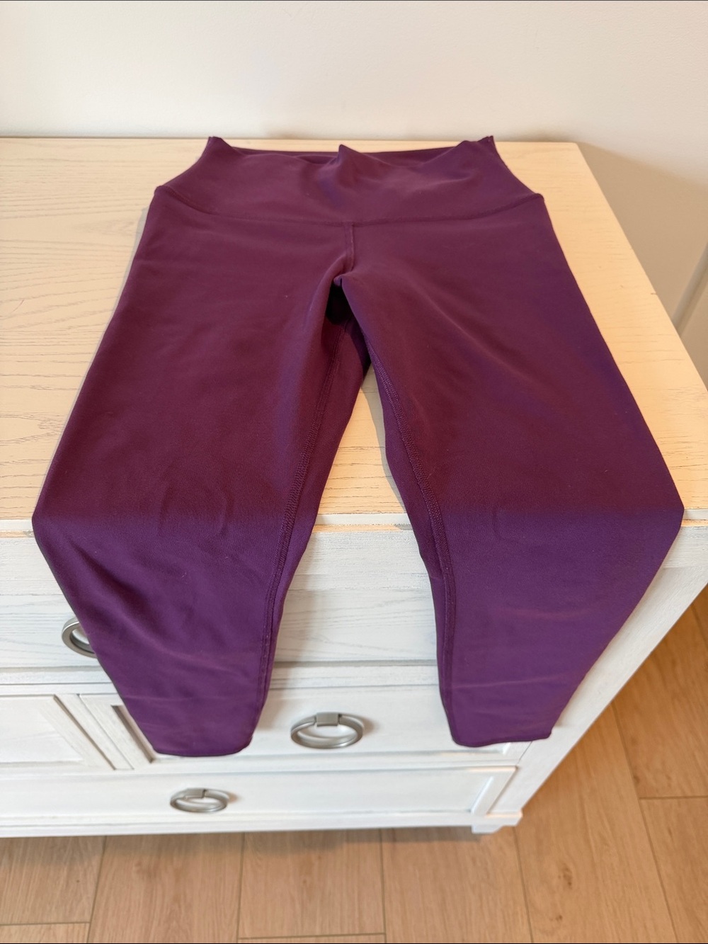 Alo 7/8 High-Waist Airbrush Leggings / Dark Plum / S